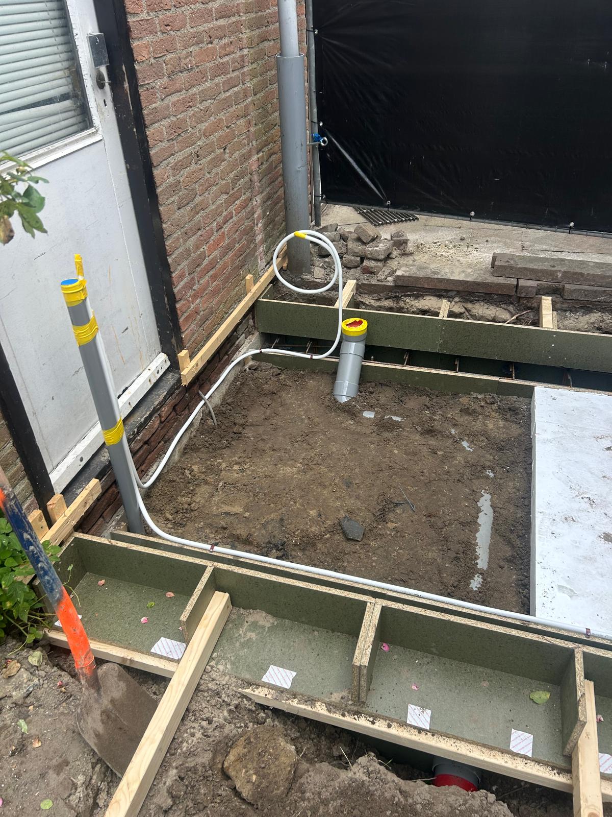 Vernieuwing rioolaansluiting